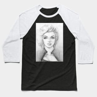 Marylin Monroe Baseball T-Shirt